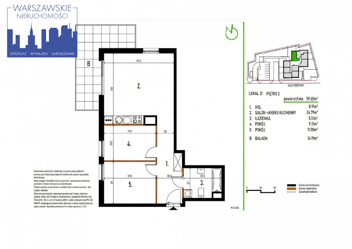 Mieszkanie na sprzedaż, 59 m², Warszawa Targówek 