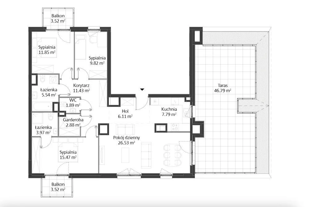 Mieszkanie na sprzedaż, 103 m², Warszawa Mokotów Ksawerów 