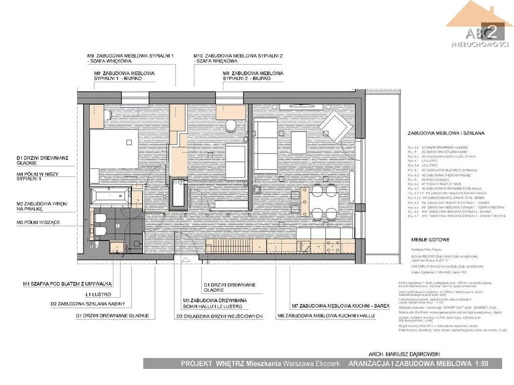 Chodkiewicza 3 pokoje 70 m2 