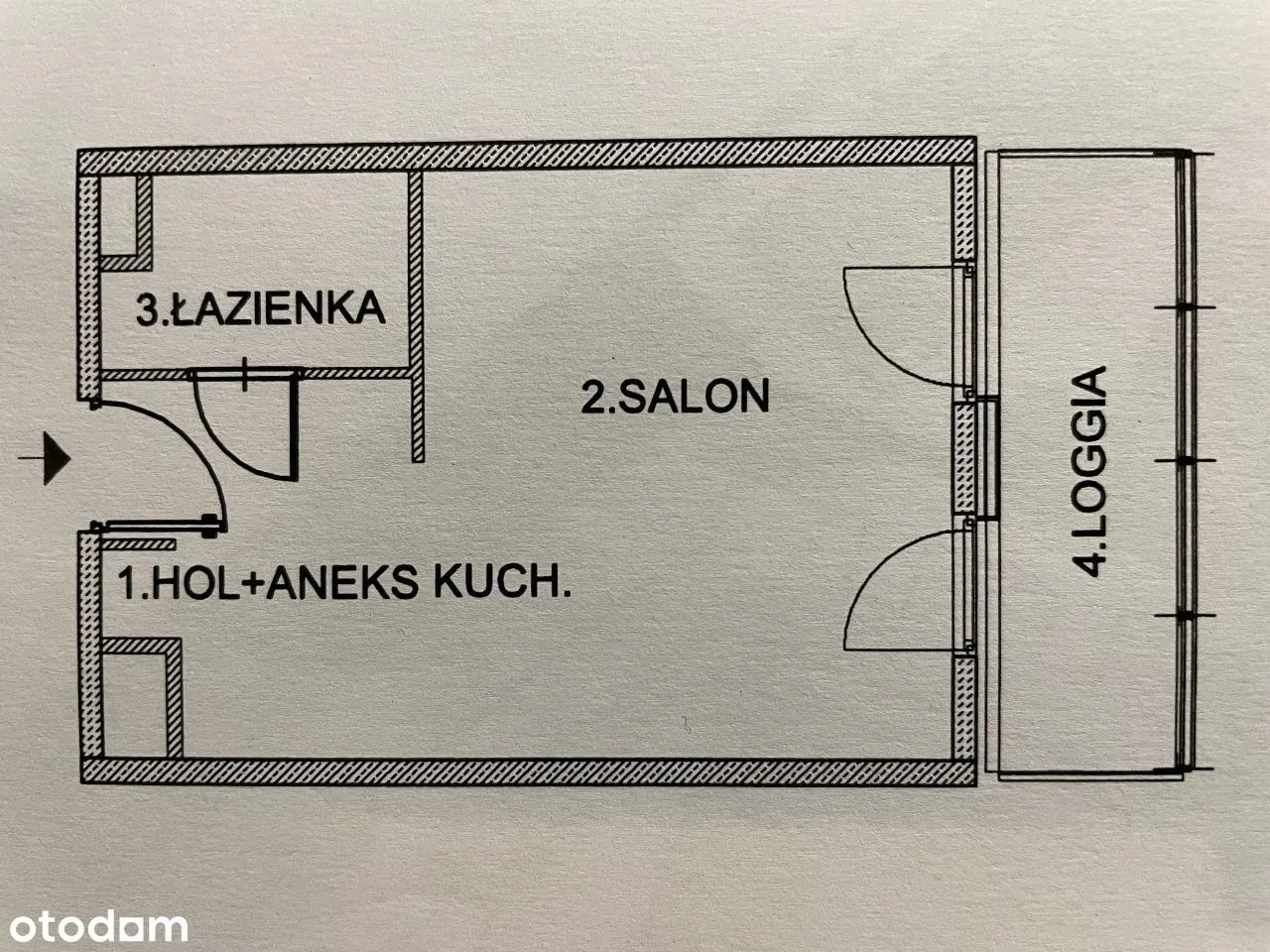 Apartament 2 pokojowy ul. Złoty Potok 4, Kłobucka