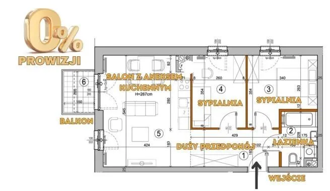 Mieszkanie na sprzedaż, 53 m², Warszawa Rembertów 