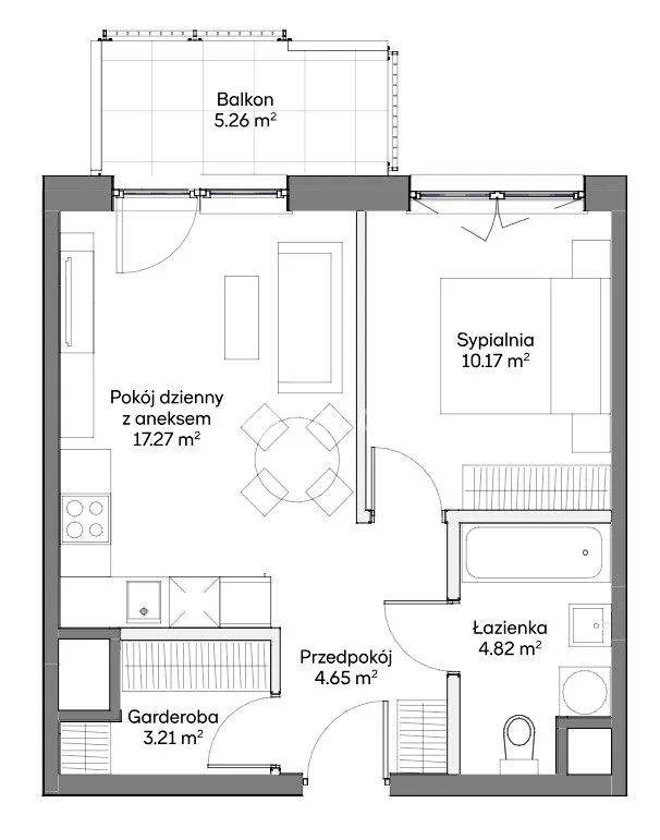 Apartament, ul. Optyków