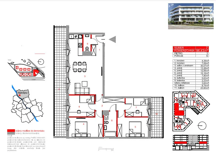 Mieszkanie na sprzedaż, 96 m², Warszawa Białołęka 