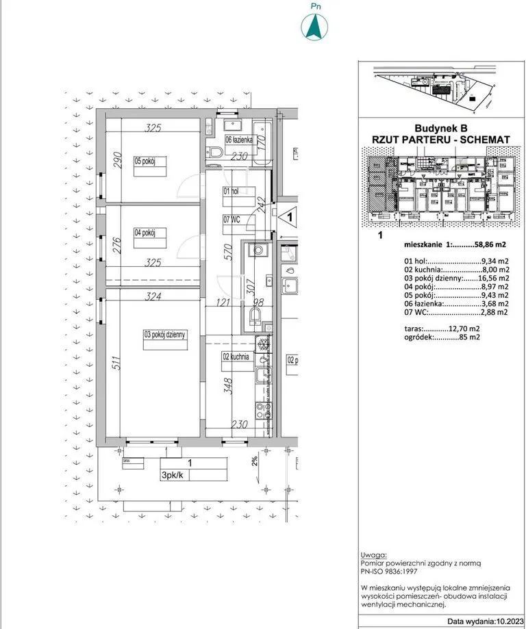 Sprzedam mieszkanie trzypokojowe: Warszawa Białołęka, Tarchomin , ulica Warszawa, 59 m2, 824040 PLN, 3 pokoje - Domiporta.pl