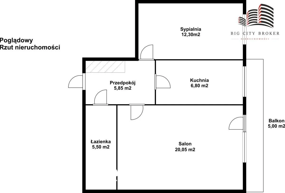 Praga 2 Pokoje 50,5 m2 I Balkon I Piękny Widok