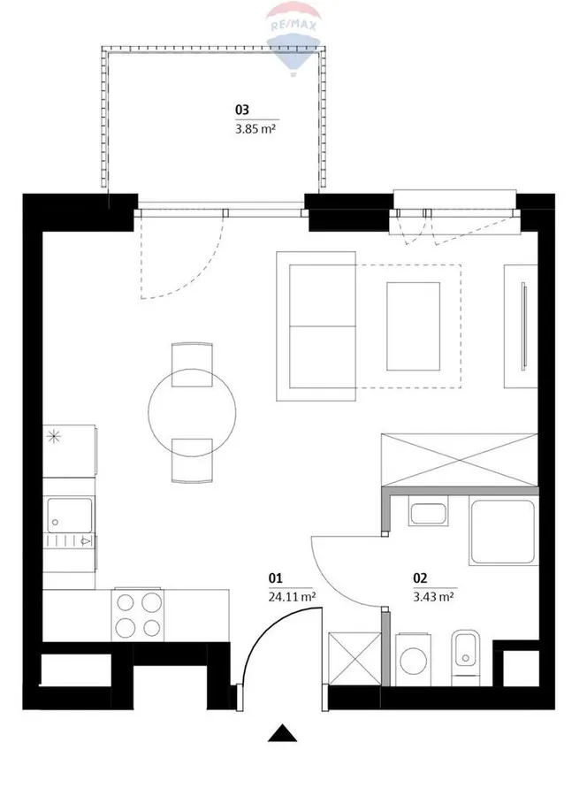 Mieszkanie do wynajęcia, 27 m², 1 pokój Warszawa Wola 