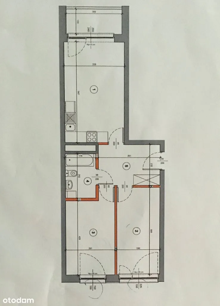 Bezpośrednio 3 pokoje przy Arkadii, 55 m2, garaż