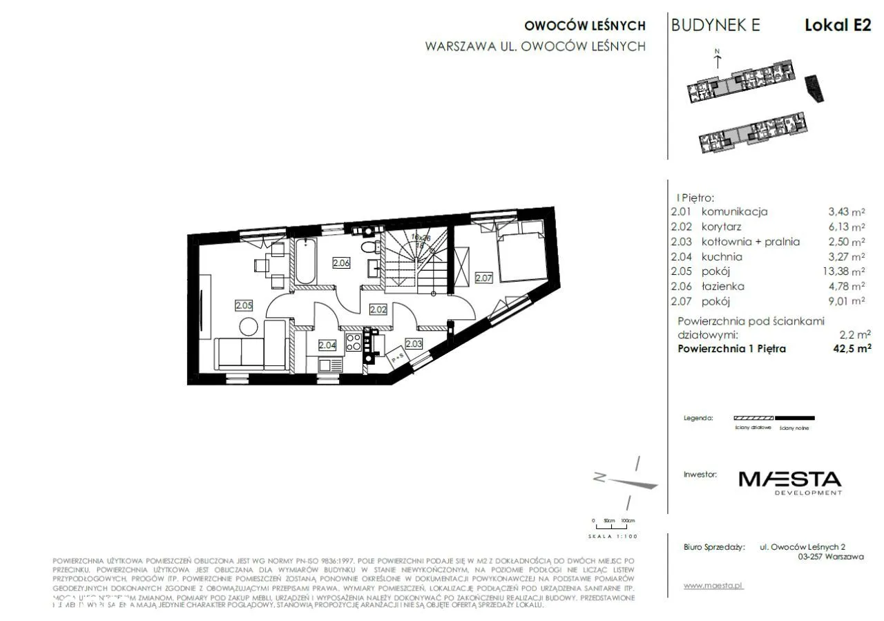 Dom - 110 m2 + 300 m2 ogródek