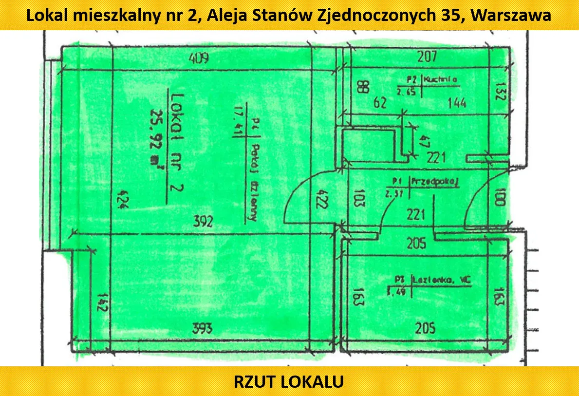 Mieszkanie na sprzedaż, 25 m², Warszawa Praga-Południe 