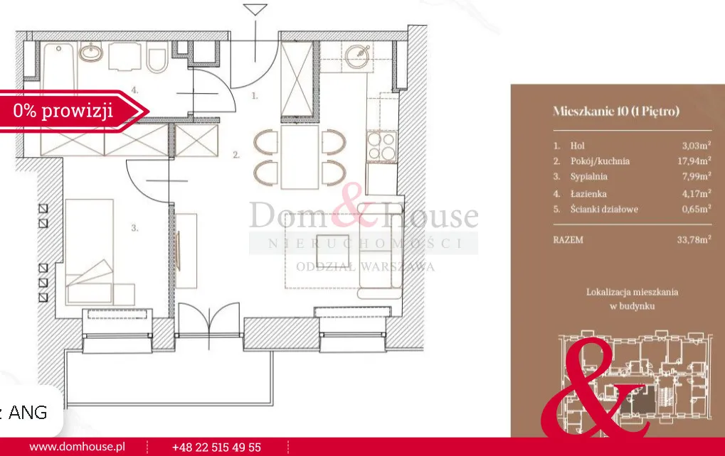 Mieszkanie na sprzedaż, 33 m², Warszawa Praga-Południe 