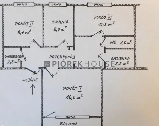 Mieszkanie na sprzedaż, 59 m², Warszawa Bielany 