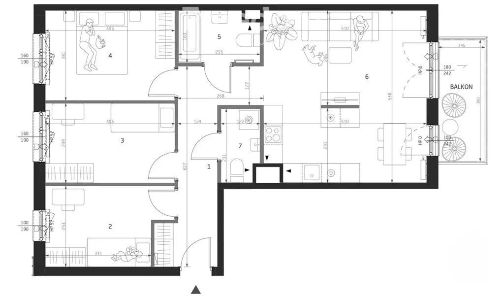 Mieszkanie na sprzedaż, 74 m², Warszawa Targówek Bródno 