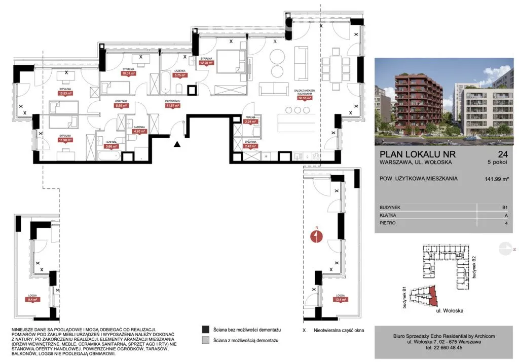 Mieszkanie na sprzedaż, 141 m², Warszawa Mokotów 