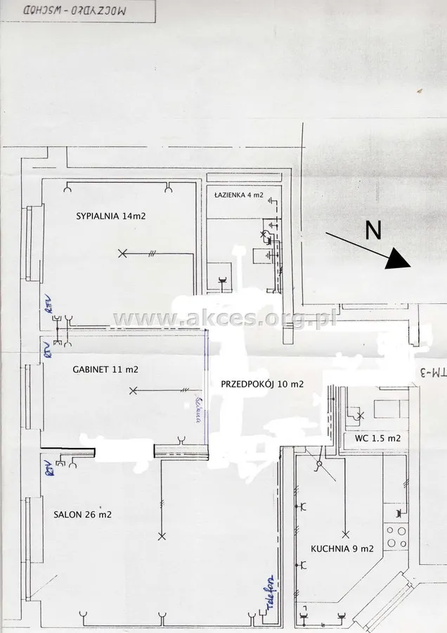 Mieszkanie do wynajęcia, 75 m², Warszawa Ursynów Kabaty 