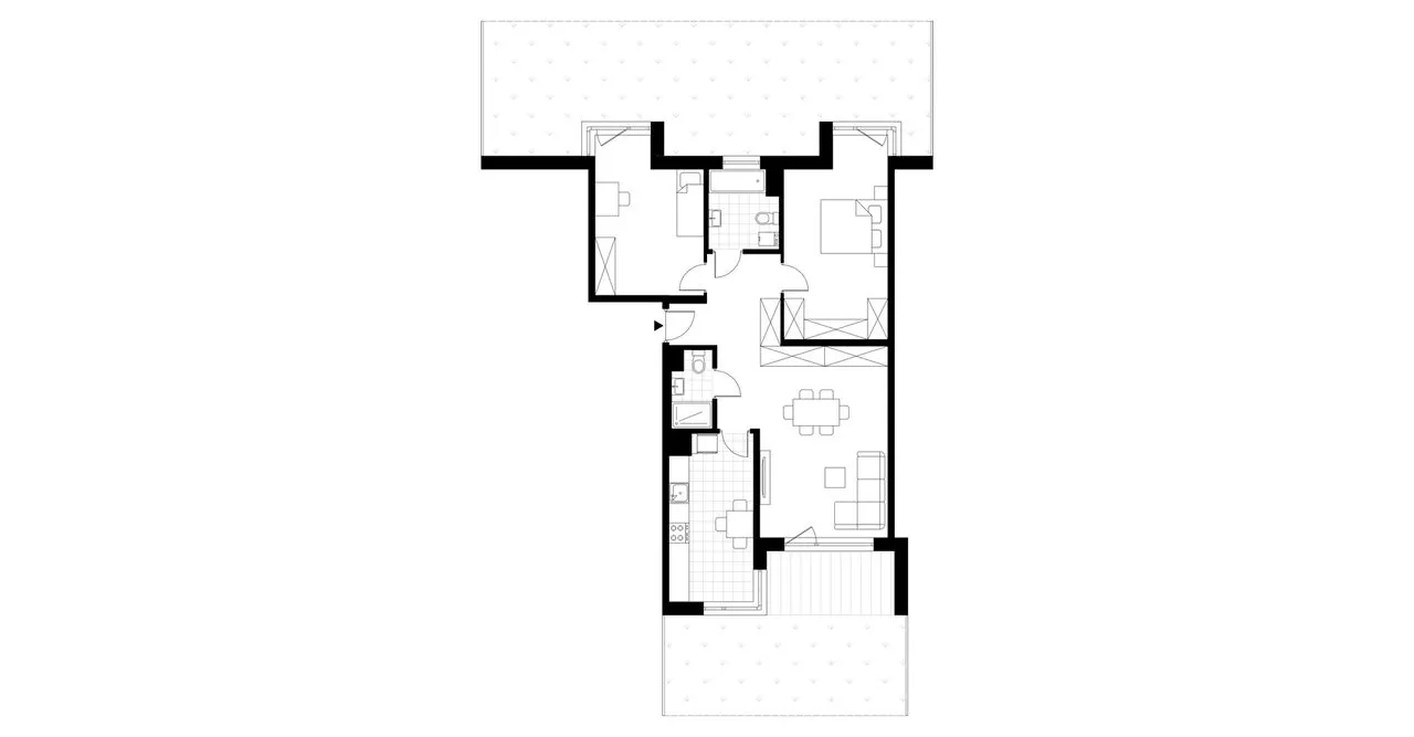 3-pokojowe mieszkanie 82m2 + 2 ogródki