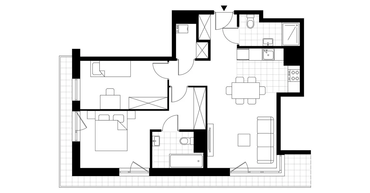 3-pokojowe mieszkanie 62m2 + loggia Bez Prowizji