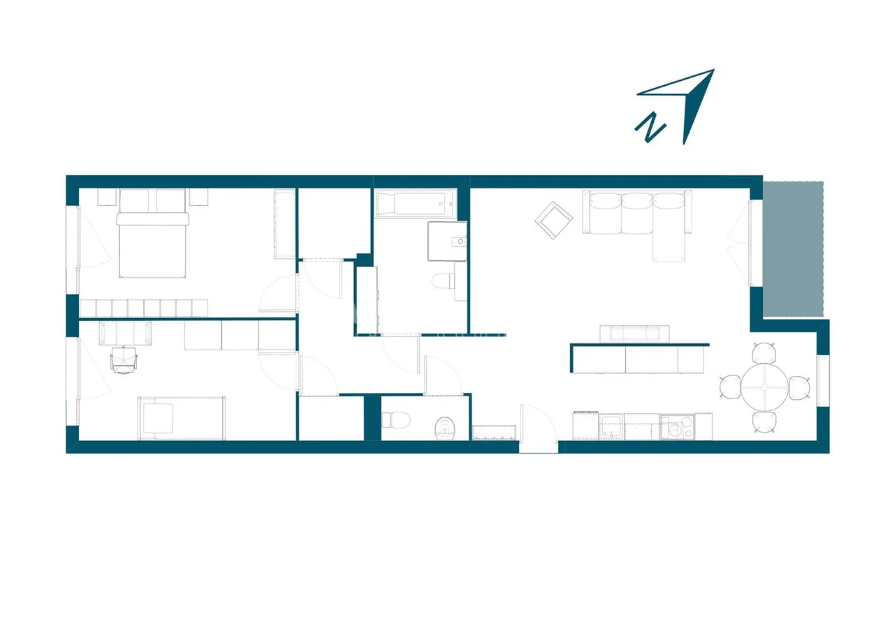 Mieszkanie na sprzedaż, 89 m², Warszawa Wilanów 