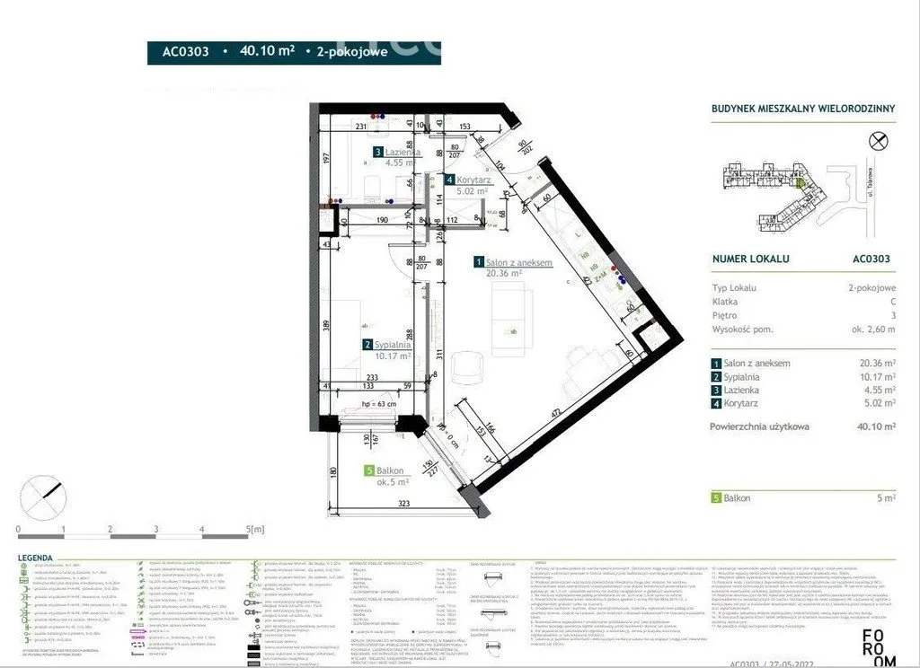 Sprzedam mieszkanie dwupokojowe: Warszawa , ulica Talarowa, 40 m2, 592000 PLN, 2 pokoje - Domiporta.pl