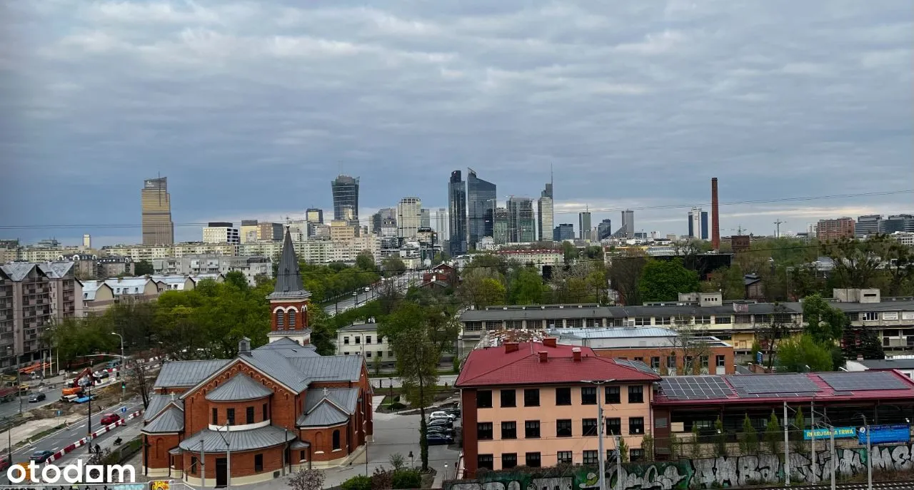 Bezpośrednio: kawalerka z panoramą Warszawy