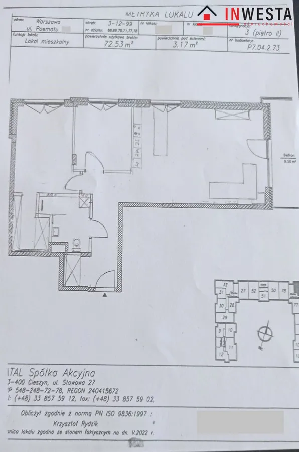 Nowe,pięknie wykończone -3 pokoje 72m2 ul. Poezji 