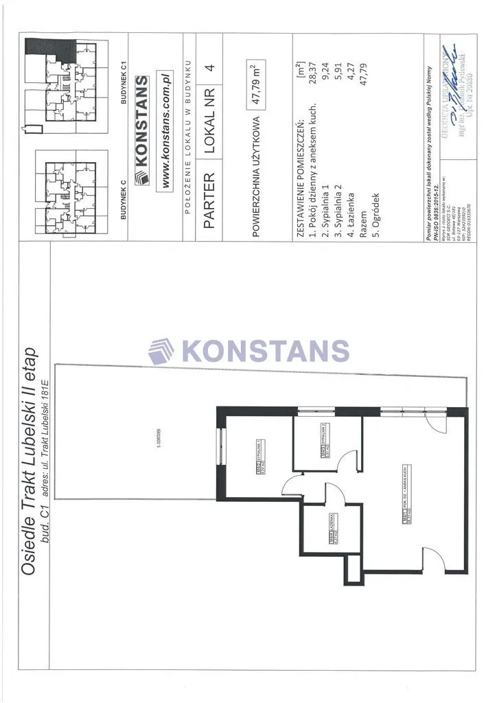 Sprzedam mieszkanie trzypokojowe: Warszawa , ulica Trakt Lubelski, 48 m2, 645165 PLN, 3 pokoje - Domiporta.pl