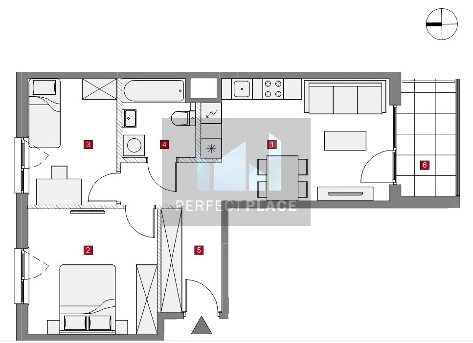 Mieszkanie do wynajęcia, 57 m², 3 pokoje Warszawa Bemowo Chrzanów 