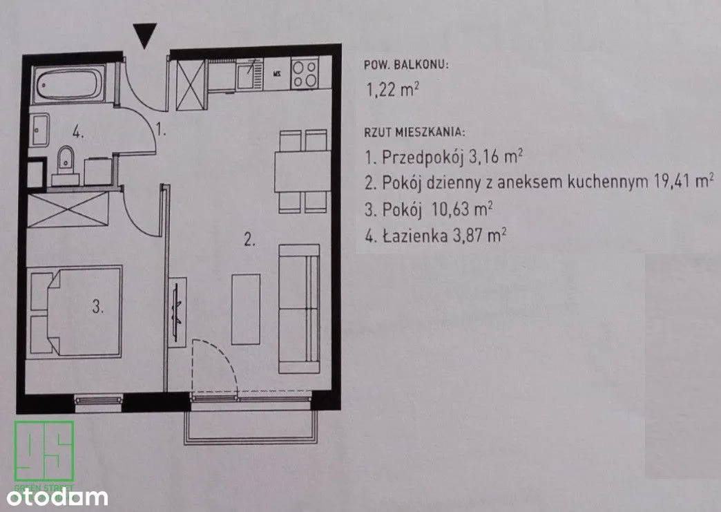 Nowe Dwupokojowe Mieszkanie Na Mokotowie