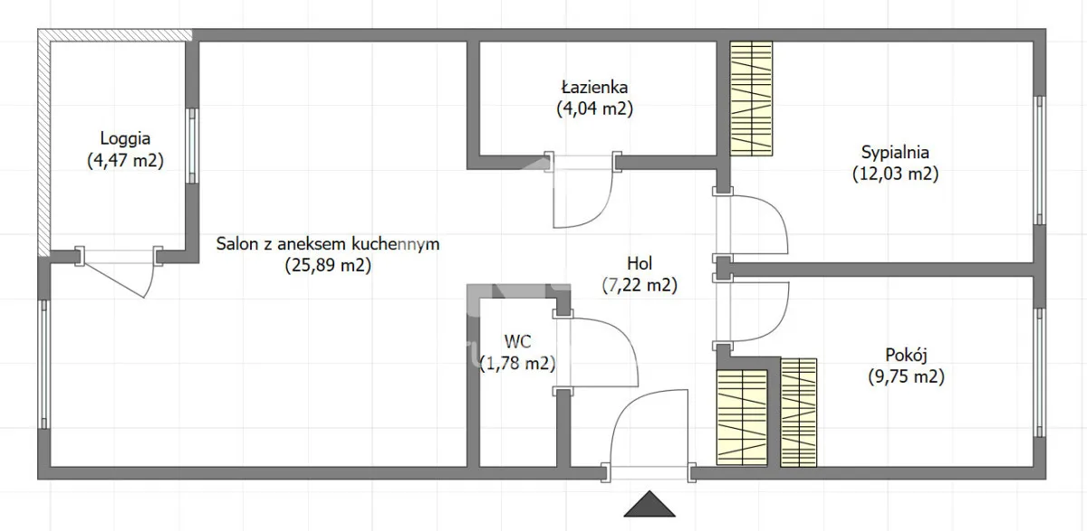 DWUSTRONNE/DUŻA LOGGIA/ŚWIETNA KOMUNIKACJA 