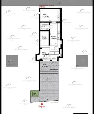 mieszkanie 60,69mz z tarasem, parking, Ursus