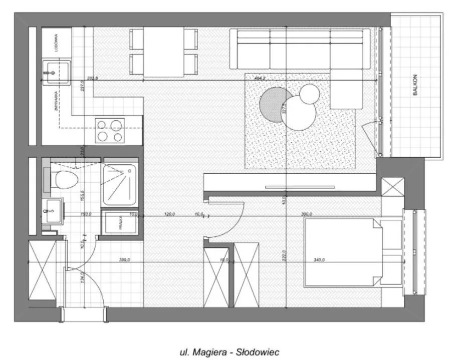 Bielany, Magiera 15, 2 pokoje, balkon + piwnica