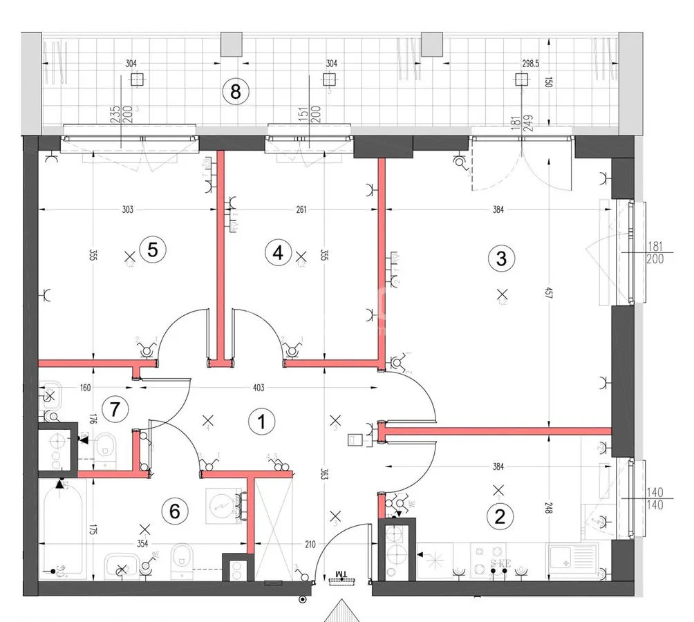 Wyjątkowy 3-pok.apartament -garaż - duża loggia 