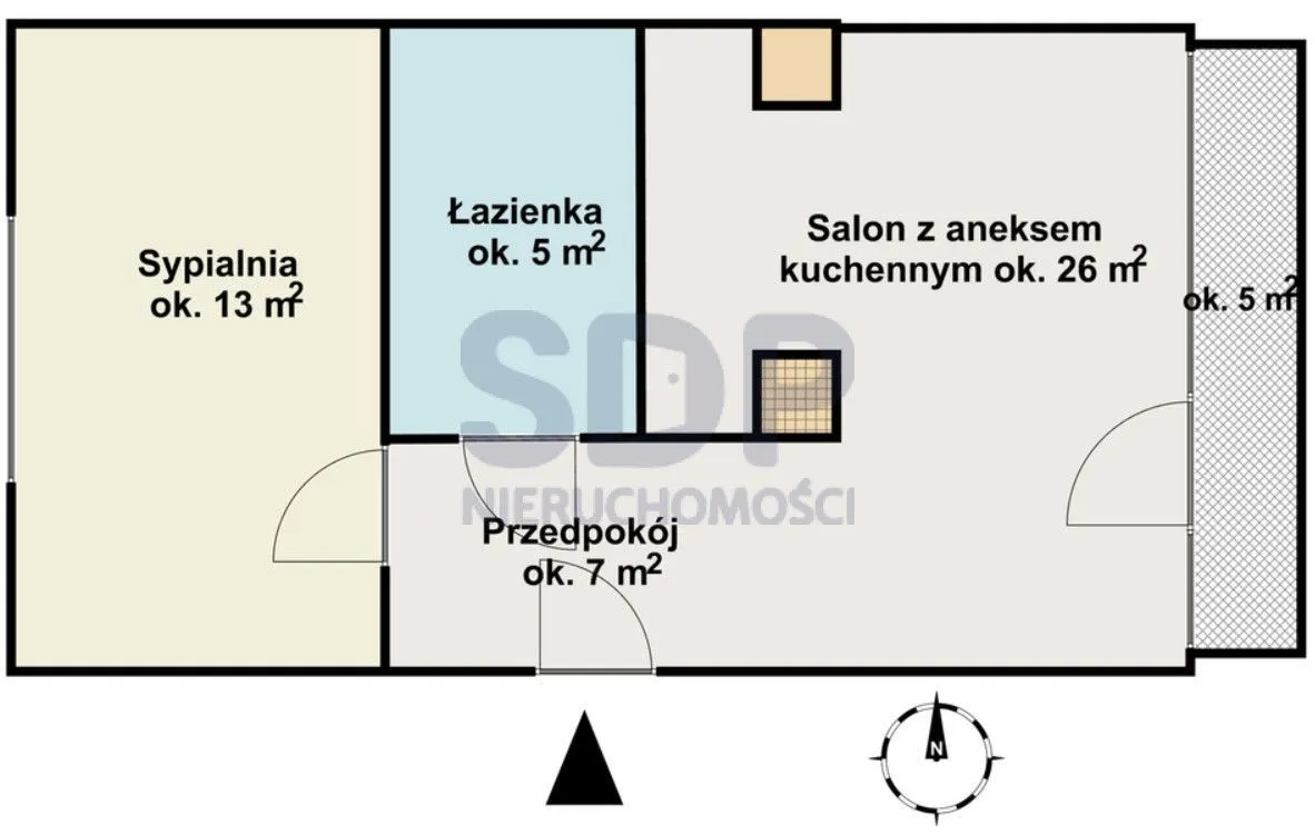 Mieszkanie na sprzedaż, 50 m², Warszawa Wilanów 