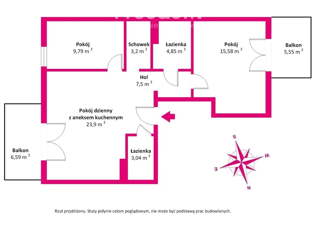 Mieszkanie na sprzedaż, 67 m², Warszawa Bemowo 