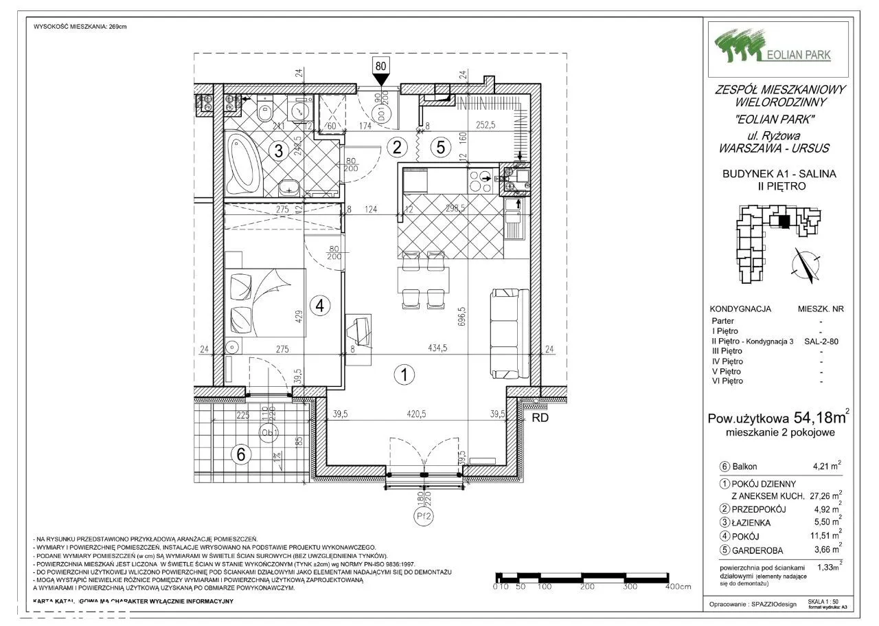 Nowe mieszkanie 55m + balkon + miejsce postojowe