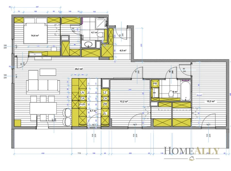 Mieszkanie na sprzedaż, 103 m², Warszawa Mokotów 