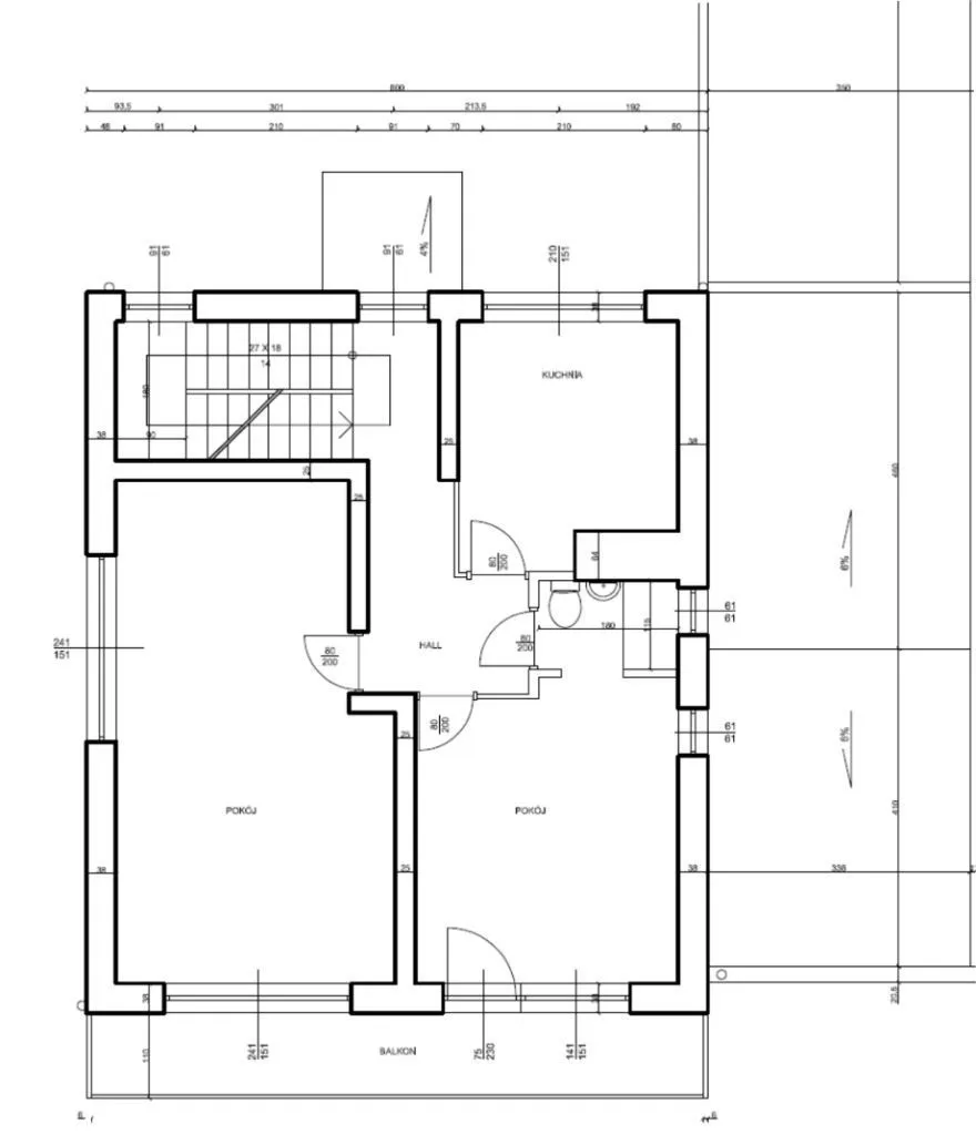 Dom 300 m2 - Budynek 6 niezależnych mieszkań