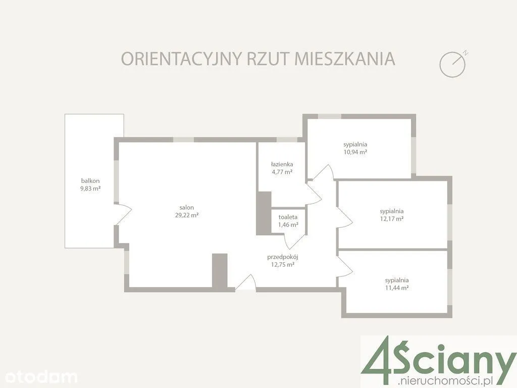 Mieszkanie na sprzedaż, 82 m², Warszawa Białołęka 