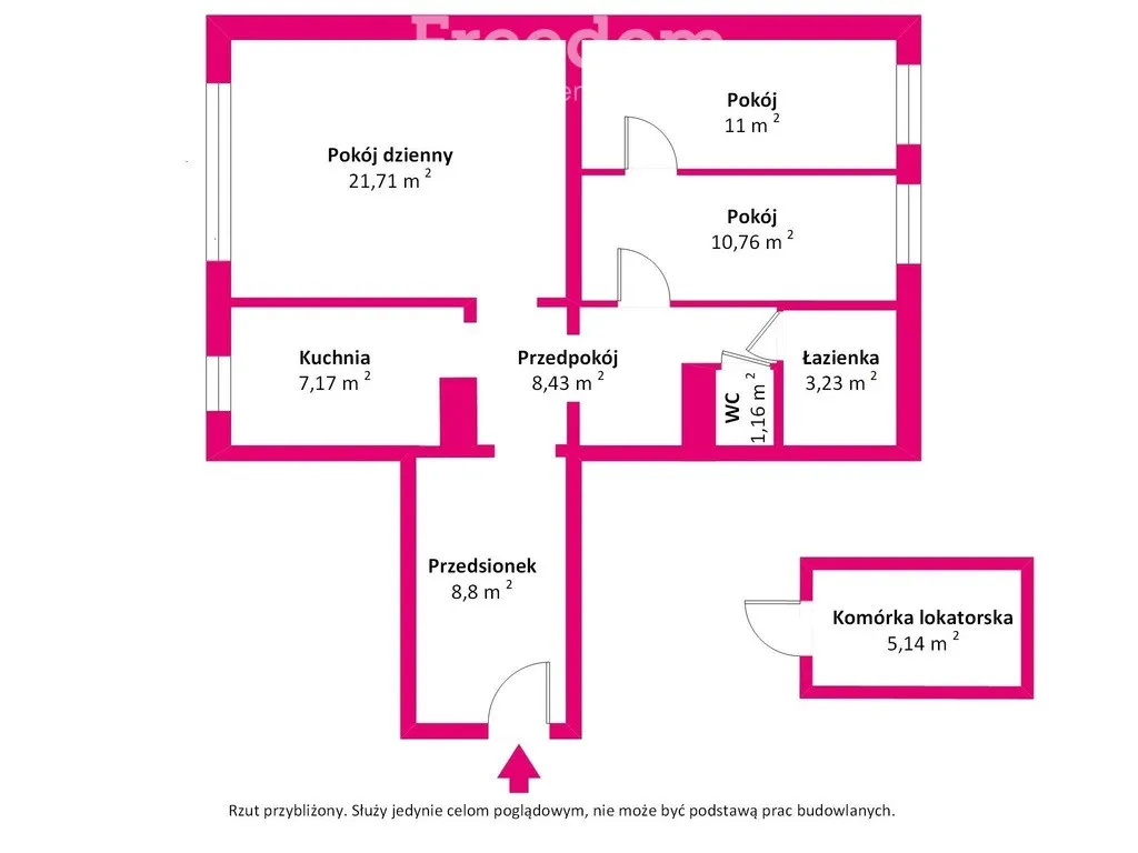 Mieszkanie na sprzedaż, 72 m², Warszawa Ursynów 