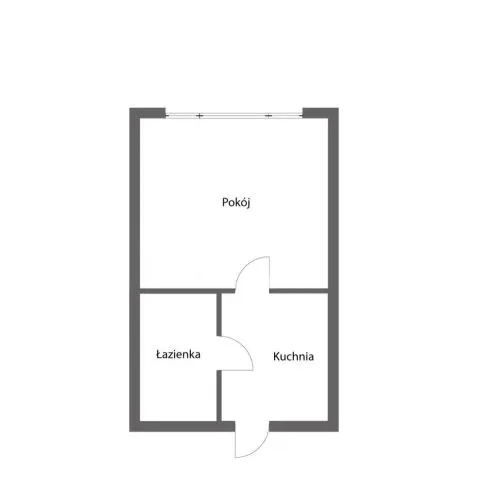 Warszawa Ochota, ul. Pruszkowska Mieszkanie - 1 pokój - 20 m2 - parter