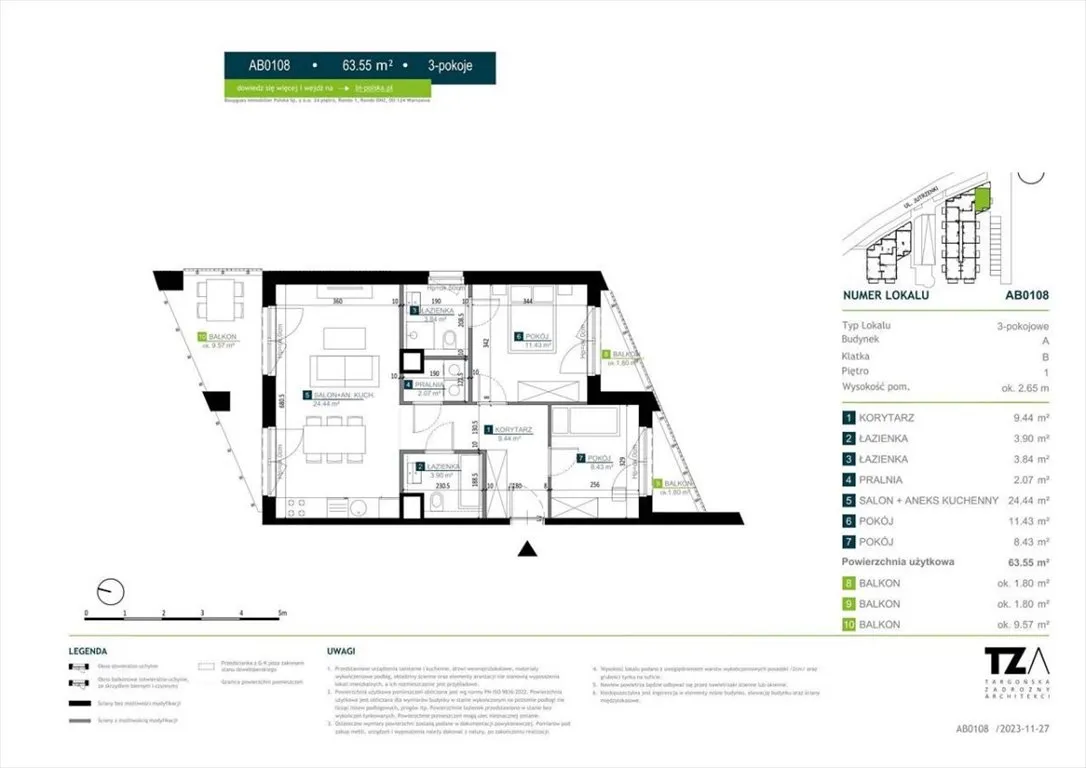 Sprzedam mieszkanie trzypokojowe: Warszawa Włochy , ulica Jutrzenki, 64 m2, 916000 PLN, 3 pokoje - Domiporta.pl