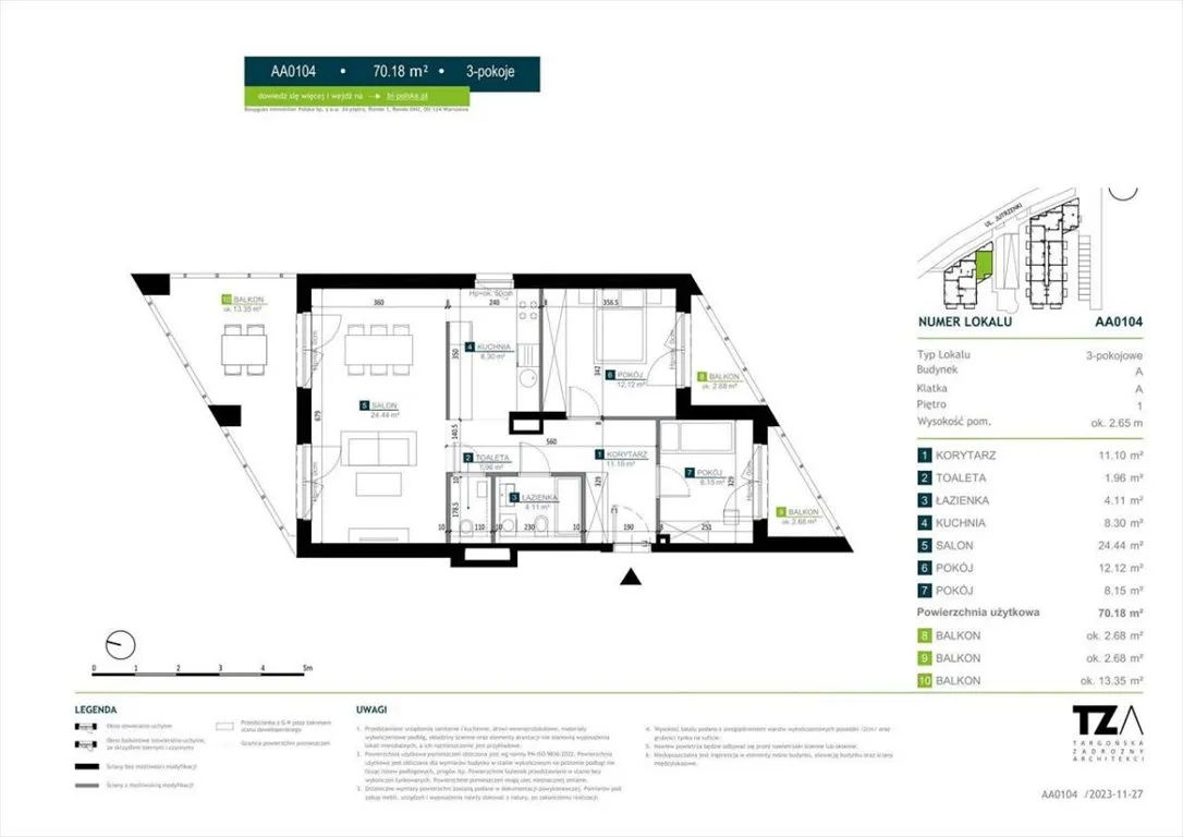 Sprzedam mieszkanie trzypokojowe: Warszawa Włochy , ulica Jutrzenki, 70 m2, 1013000 PLN, 3 pokoje - Domiporta.pl