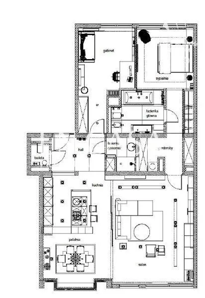 Mieszkanie do wynajęcia, 136 m², Warszawa Śródmieście 