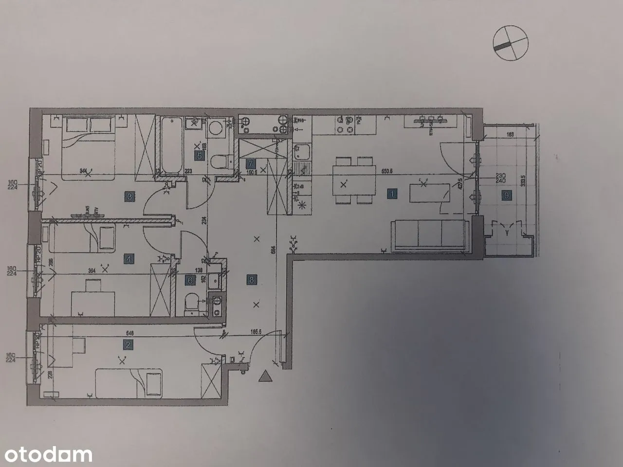 Warszawa Mokotów, Bokserska Mieszkanie - 4 pokoje - 82 m2 - 4 piętro