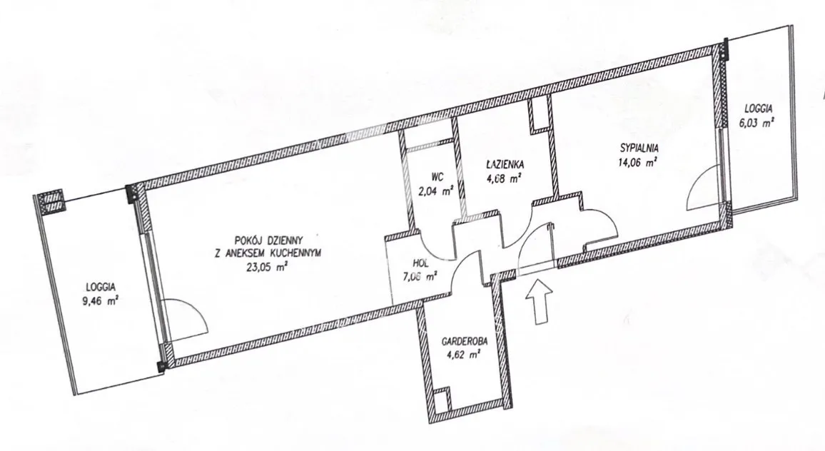 Mieszkanie na sprzedaż, 55 m², Warszawa Wilanów 