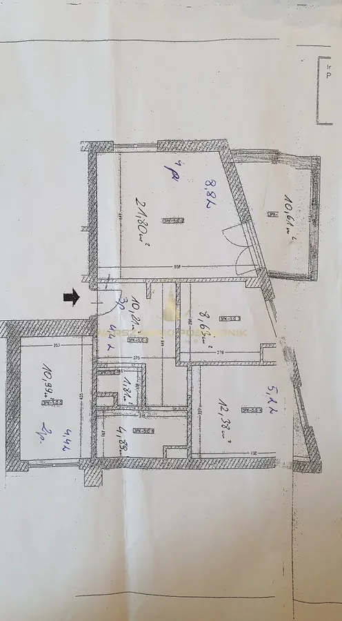 Mieszkanie na sprzedaż, 70 m², Warszawa Ursynów Kabaty 