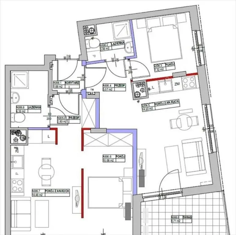 Sprzedam mieszkanie czteropokojowe : Warszawa Ursus , 63 m2, 947600 PLN, 4 pokoje - Domiporta.pl