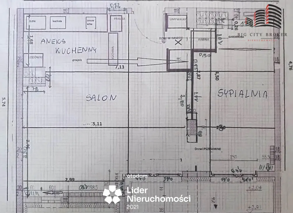 Mieszkanie na sprzedaż, 39 m², Warszawa Praga-Południe 