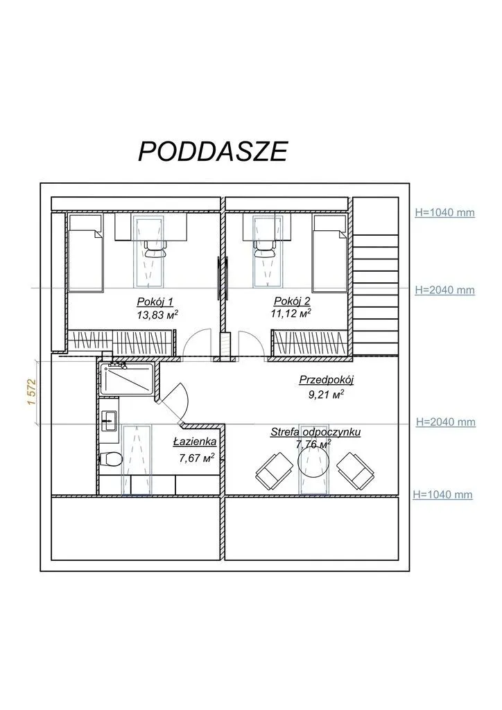 Duże mieszkanie, 2 miejsca postojowe, 2 łazienki