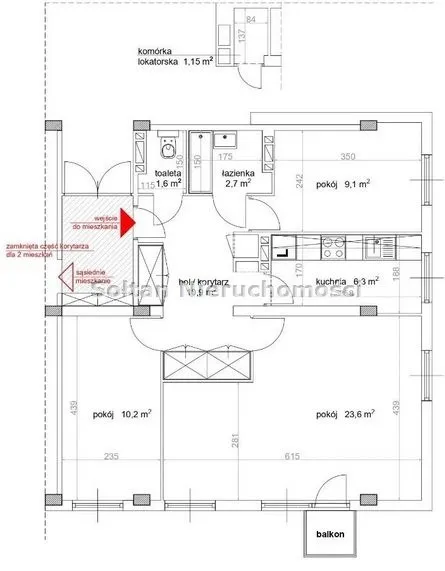 Mieszkanie na sprzedaż, 64 m², Warszawa Mokotów 