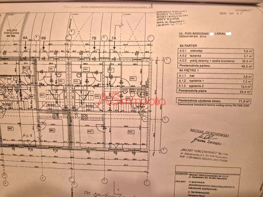 Mieszkanie na sprzedaż, 73 m², Warszawa Wawer 